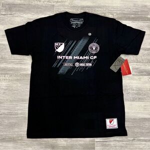 Mitchell & Ness Inter Miami CF T-Shirt Size‎ Large Black